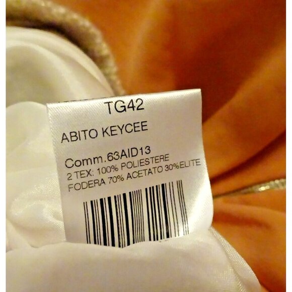 Pre-Loved Magano Size 2 Retro Peaches and Cream Coordinate Set Dress - Picture 8 of 9